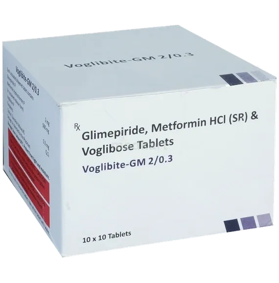 voglibite gm 2/0.3mg tablet 10's